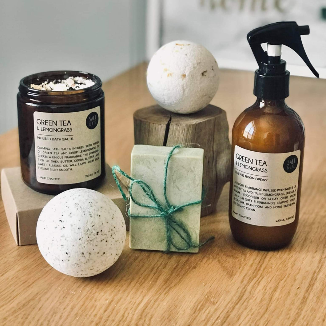 Gift Set (Bath Salt, Soap, Bath Bomb, Spray)